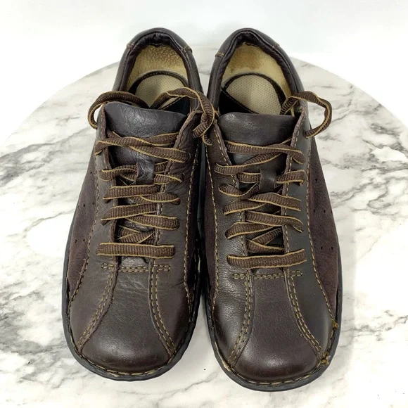 Born Bowling Leather Comfort Sneakers 7 Oxford Preppy Sporty Y2K Coquette Girl - Picture 6 of 11